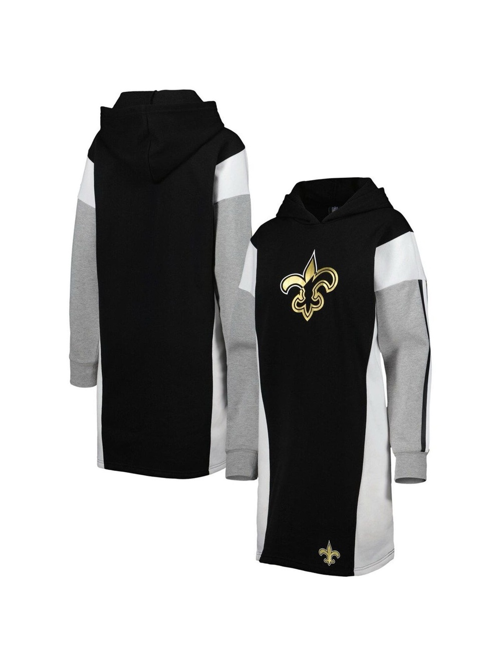 NEW - Ladies NFL - New Orlean Saints Hoodie Dress